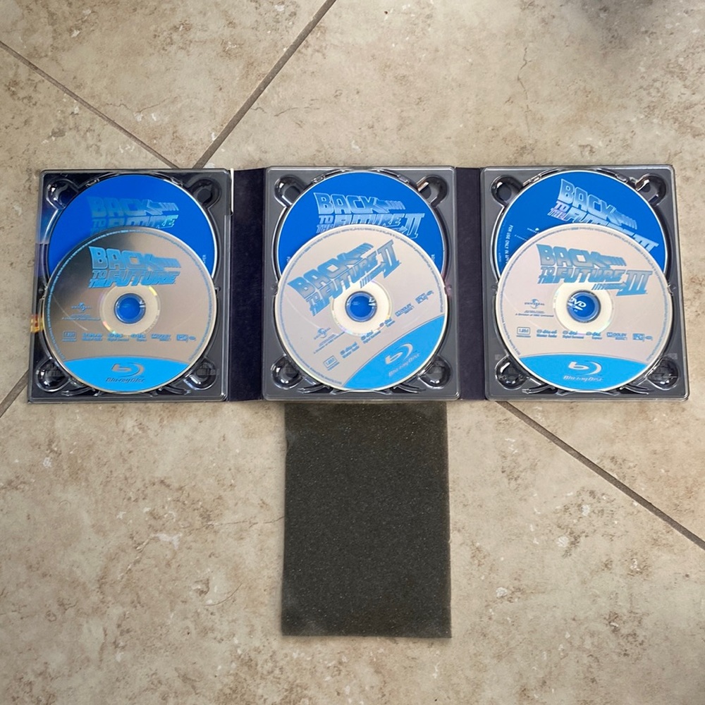Back to the Future Blu-ray and DVD trilogy